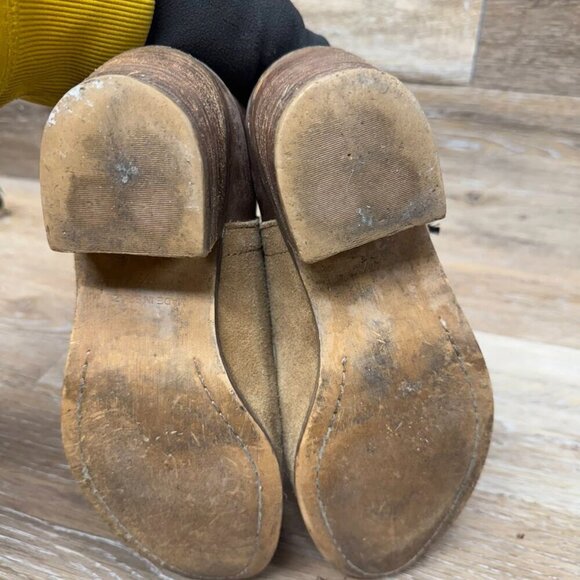 Madewell Cait Brown Leather/Suede Ankle Boots Women's Size 8 - Picture 4 of 6